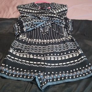 BCBG Maxazria "Nancie" Long Sleeve Romper